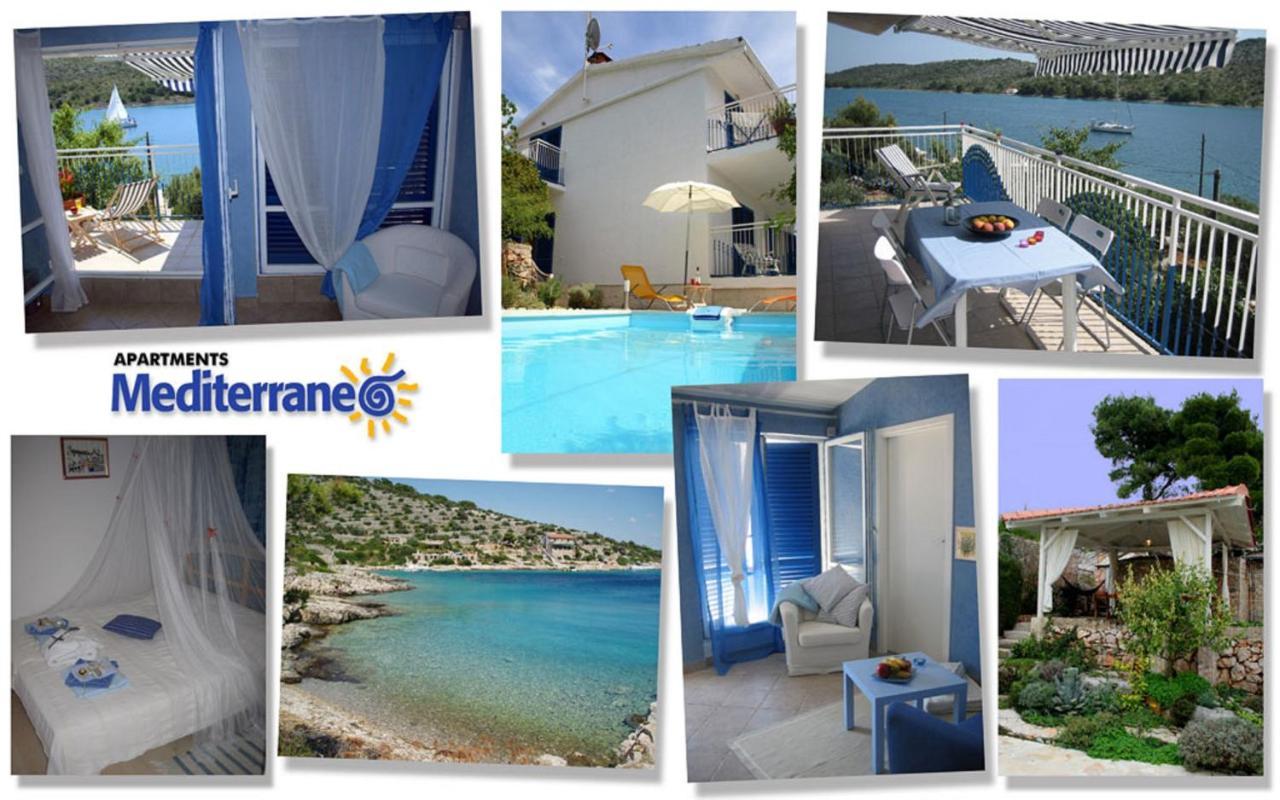 Apartments Mediterraneo Kaprije Bagian luar foto